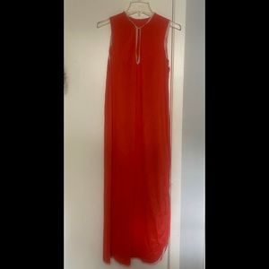 Vintage orange 1960s 1970s nightgown